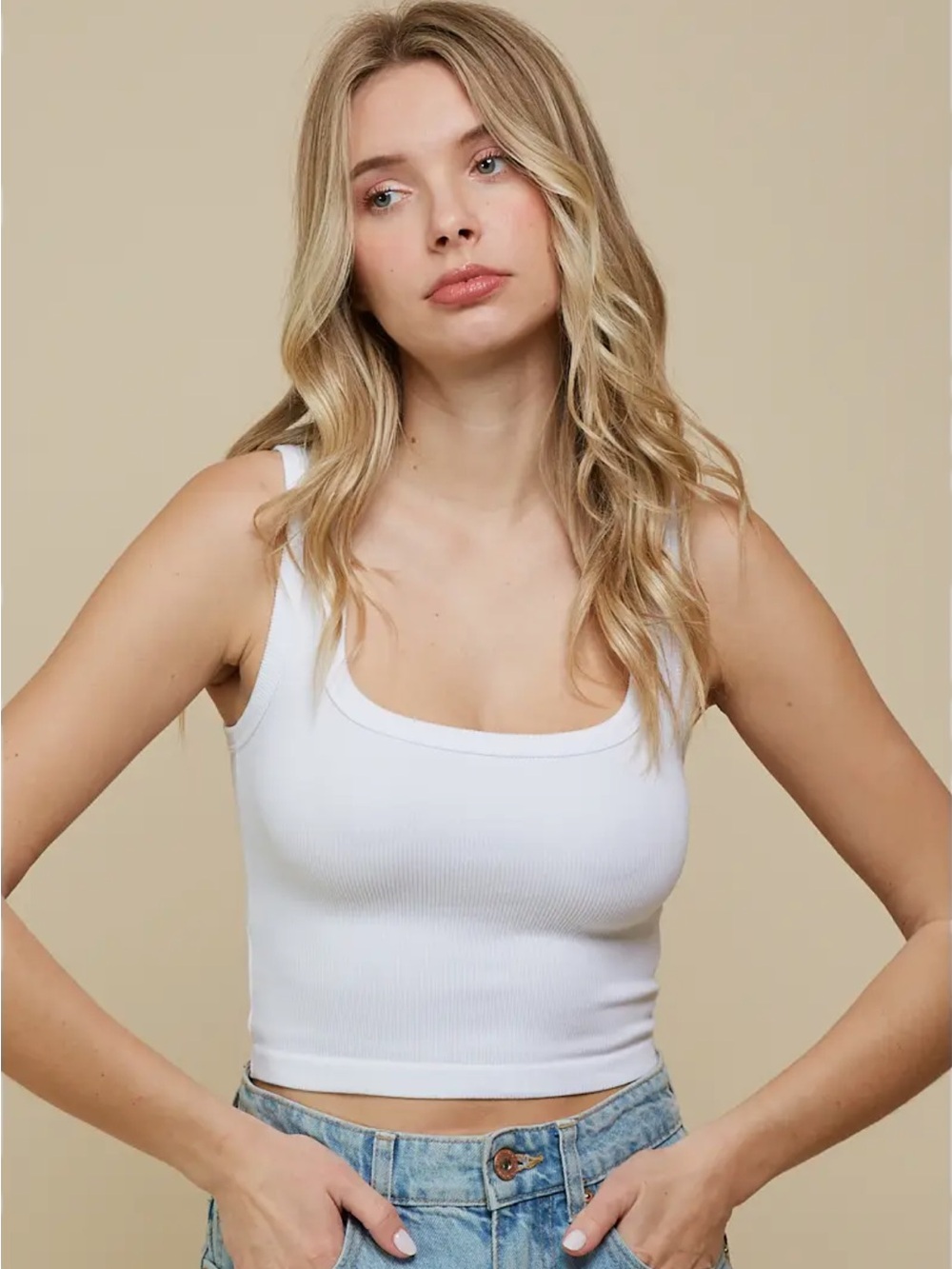 🆕🤍WHITE SAL TANK